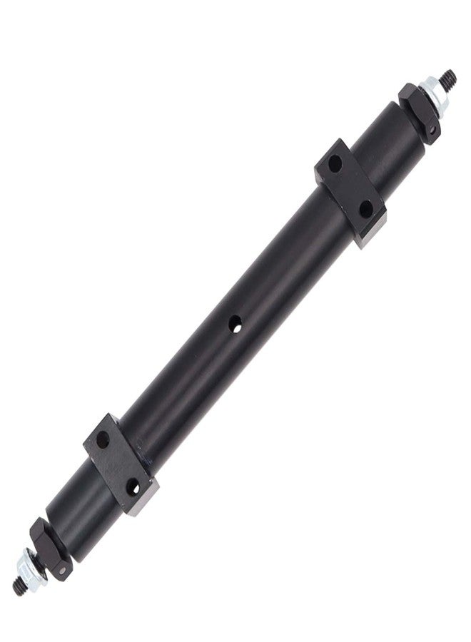 Treehobby Metal Non-Powered Rear Axle Tail Axle Upgrade Accessory Fit Compatible with Tamiya 1/14 RC Tractor Trailer Rear Axle Spare Parts (Black) (120mm) - Image 1